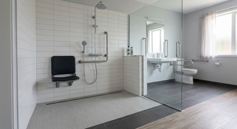 Walk In Shower Installation detail