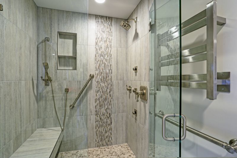 Open Concept Shower with Niche